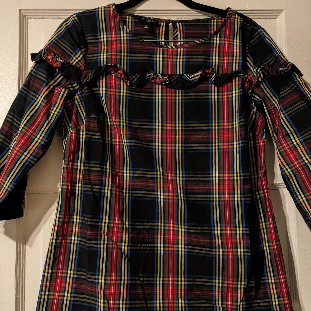 Tartan, Plaid shirt/blouse, Talbots, Size S